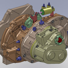 Transverse Mounted Front Rear Engine 6/7 Speed Sequential 